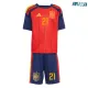 Camiseta Oyarzabal 21 España Local 2026 Rojo/Azul Niño Kit