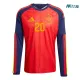 Camiseta Pedri 20 España Local 2026 ML Rojo/Azul