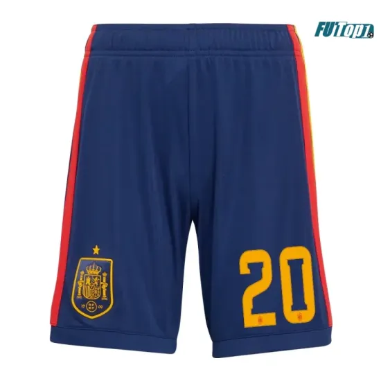 Camiseta Pedri 20 España Local 2026 ML Rojo/Azul