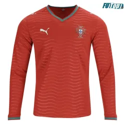 Camiseta Portugal Local Mundial 2026 ML Rojo