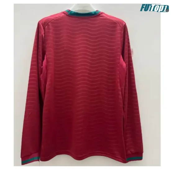 Camiseta Portugal Local Mundial 2026 ML Rojo