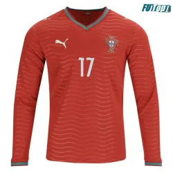 Camiseta Rafa Leão 17 Portugal Local 2026 ML Rojo
