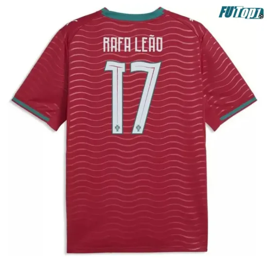 Camiseta Rafa Leão 17 Portugal Local 2026 Rojo