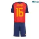 Camiseta Rodrigo 16 España Local 2026 Rojo/Azul Niño Kit