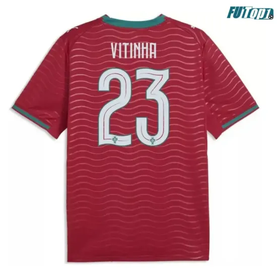 Camiseta Vitinha 23 Portugal Local 2026 Rojo