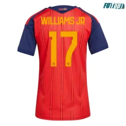 Camiseta Williams Jr 17 España Local 2026 Rojo/Azul Mujer