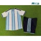 Camiseta Argentina Local Mundial 2026 Azul/Blanco Niño Kit (EDICIÓN JUGADOR)