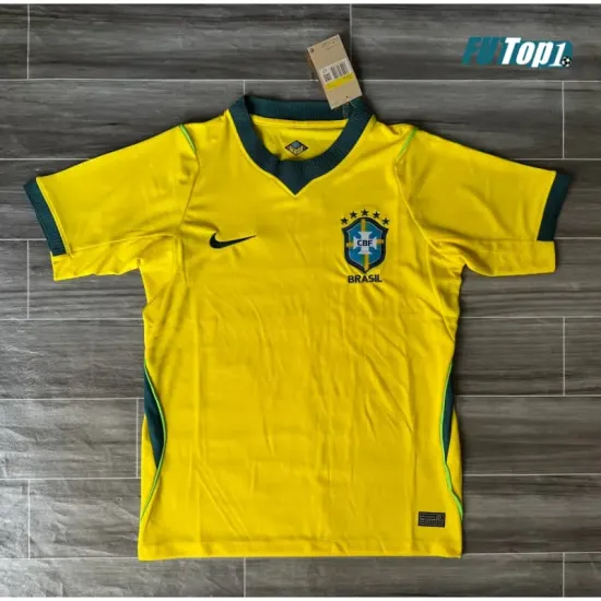 Camiseta Brasil Local Mundial 2026 Amarillo