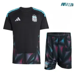 Camiseta de Portero Argentina Local Mundial 2026 Negro Niño Kit