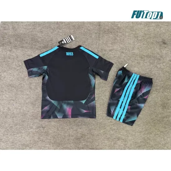 Camiseta de Portero Argentina Local Mundial 2026 Negro Niño Kit