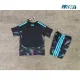 Camiseta de Portero Argentina Local Mundial 2026 Negro Niño Kit