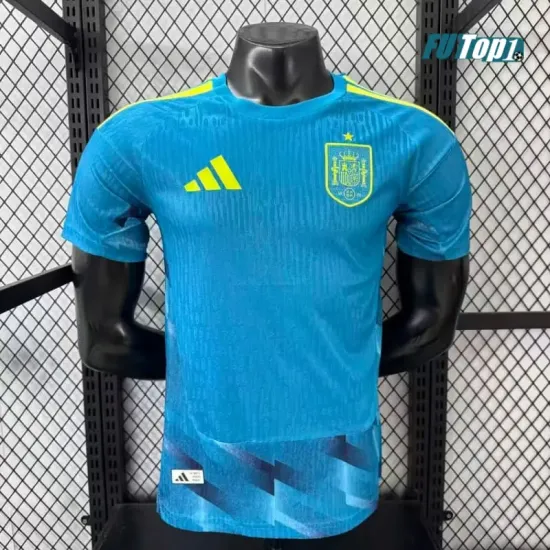 Camiseta de Portero España Local Mundial 2026 Azul (EDICIÓN JUGADOR)