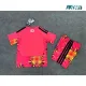 Camiseta de Portero Japón Local Mundial 2026 Rojo Niño Kit