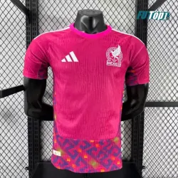 Camiseta de Portero México Local Mundial 2026 Rosa (EDICIÓN JUGADOR)