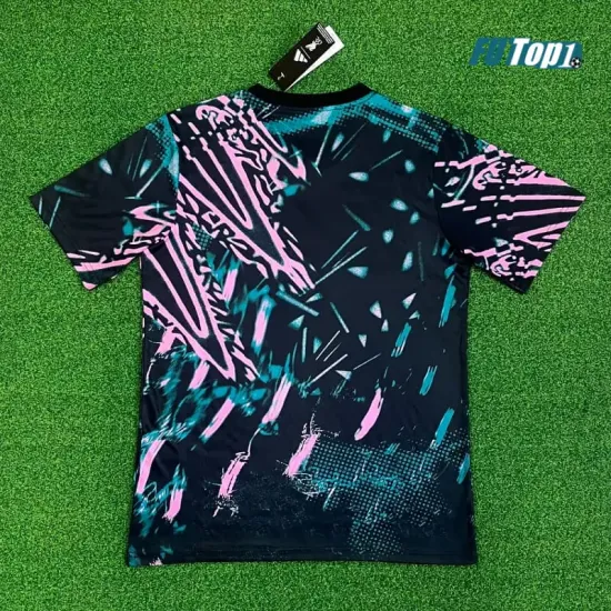Camiseta Liverpool 2025/2026 Pre-Match Negro/Rosa/Azul