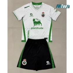 Camiseta Racing de Santander Local 2025/2026 Blanco Niño Kit
