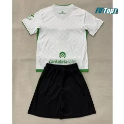Camiseta Racing de Santander Local 2025/2026 Blanco Niño Kit