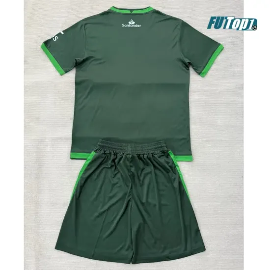 Camiseta Racing de Santander Visitante 2025/2026 Verde Niño Kit