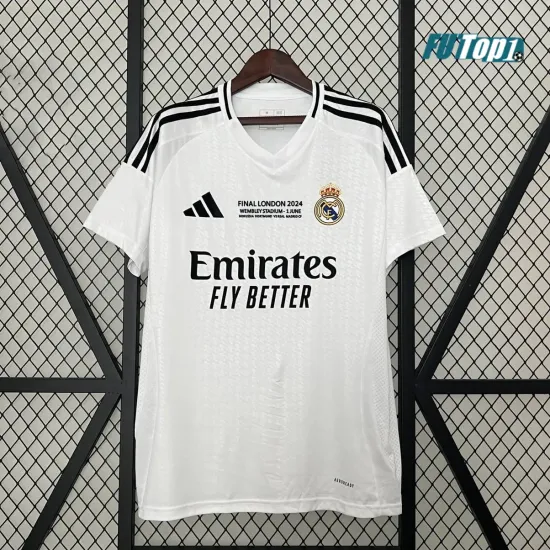 Camiseta Real Madrid Local 2024/2025 UCL Final Blanco