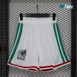 Pantalón Corto México Local Mundial 2026 Blanco (EDICIÓN JUGADOR)