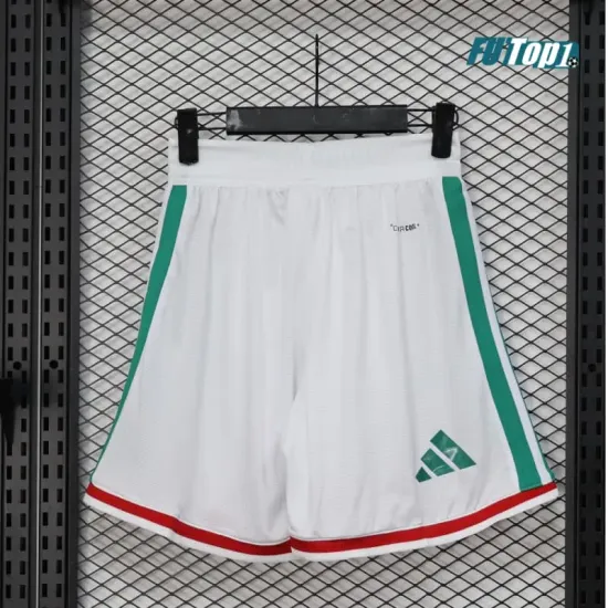 Pantalón Corto México Local Mundial 2026 Blanco (EDICIÓN JUGADOR)