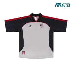 Camiseta Athletic de Bilbao Alternativo Retro 1999/2000 Negro/Blanco