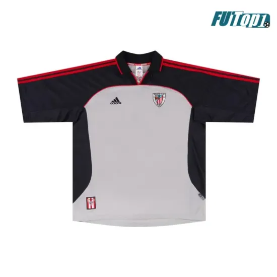 Camiseta Athletic de Bilbao Alternativo Retro 1999/2000 Negro/Blanco