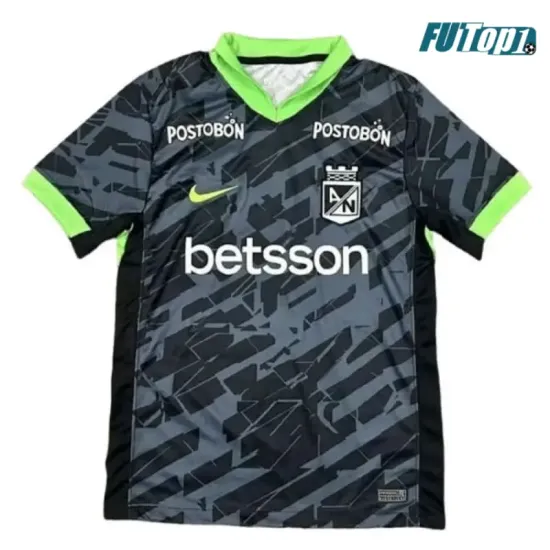 Camiseta Atlético Nacional Alternativo 2026/2027 Negro/Verde