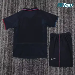 Camiseta Barcelona Alternativo Retro 2002/2003 Rojo/Azul Niño Kit