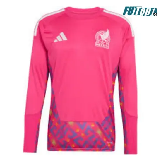 Camiseta de Portero México Local Mundial 2026 ML Rosa