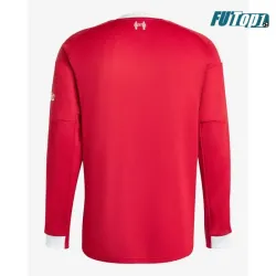 Camiseta Liverpool Local 2025/2026 ML Rojo