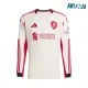 Camiseta Liverpool Visitante 2025/2026 ML Blanco
