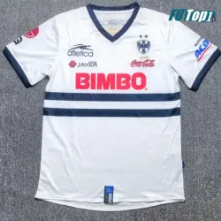Camiseta Monterrey Local Retro 2005/2006 Blanco/Azul Marino