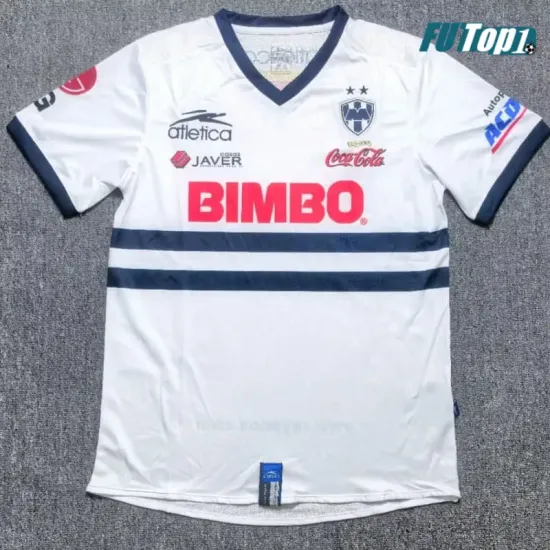 Camiseta Monterrey Local Retro 2005/2006 Blanco/Azul Marino