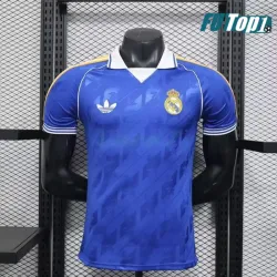 Camiseta Real Madrid 2025/26 Azul Marino Versión Retro (EDICIÓN JUGADOR）