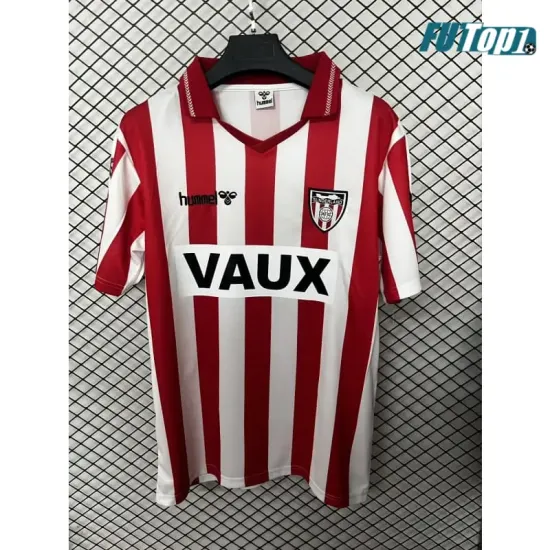 Camiseta Sunderland AFC Local Retro 1991/1994 Rojo/Blanco