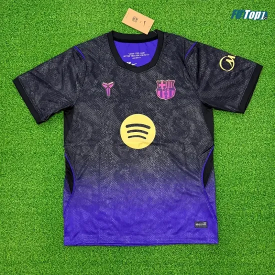 Camiseta Barcelona Visitante 2026/2027 Negro/Morado