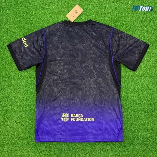 Camiseta Barcelona Visitante 2026/2027 Negro/Morado