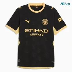 Camiseta Manchester City Visitante 2026/2027 Negro