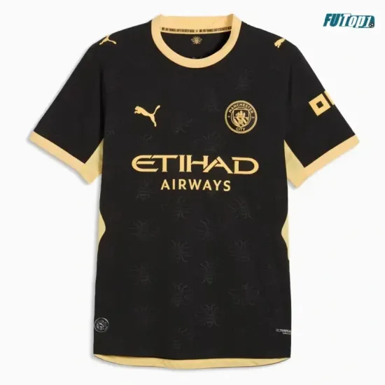 Camiseta Manchester City Visitante 2026/2027 Negro