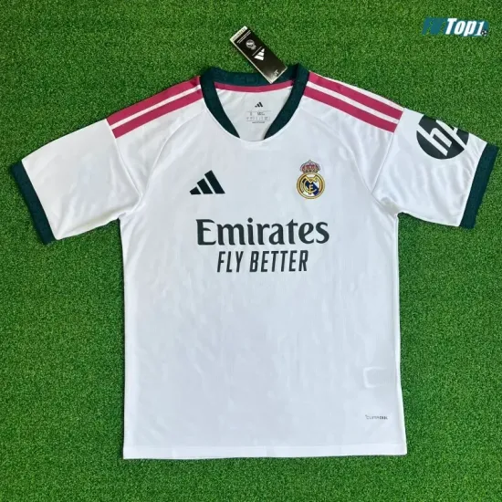 Camiseta Real Madrid Local 2026/2027 Blanco con Parche HP 
