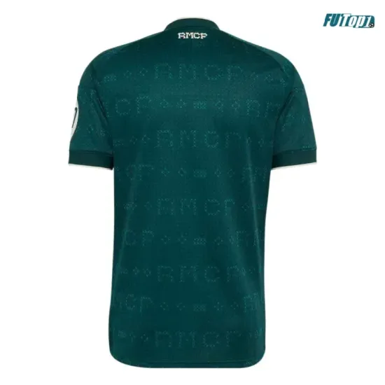 Camiseta Real Madrid Visitante 2026/2027 Verde Oscuro con Parche HP