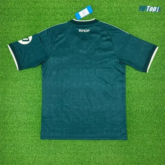 Camiseta Real Madrid Visitante 2026/2027 Verde Oscuro con Parche HP