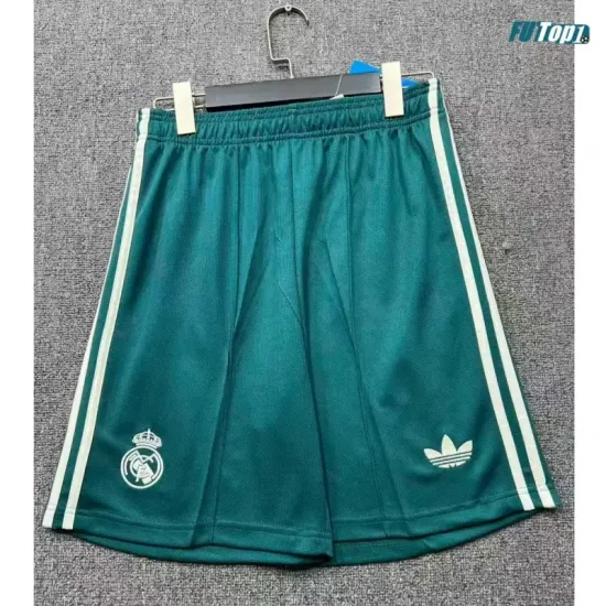 Camiseta Real Madrid Visitante 2026/2027 Verde Oscuro con Parche HP
