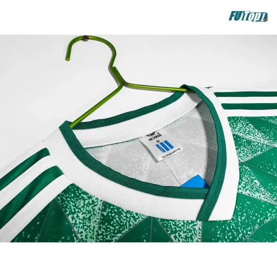 Camiseta Alemania Visitante 1990 Verde Retro