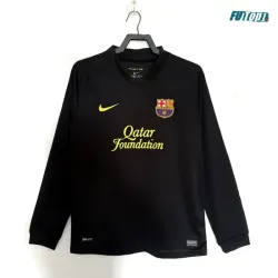 Camiseta Barcelona Visitante 2011/2012 ML Negro Retro