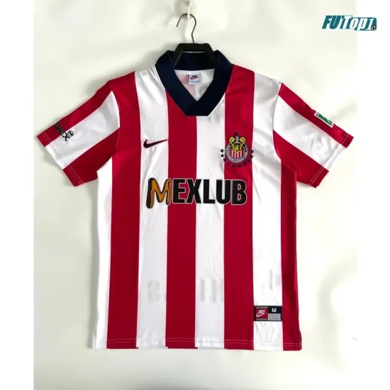 Camiseta Chivas Local 1996/1997 Rojo/Blanco Retro