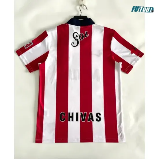 Camiseta Chivas Local 1996/1997 Rojo/Blanco Retro