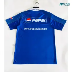 Camiseta Cruz Azul Local 2000/2001 Azul Retro