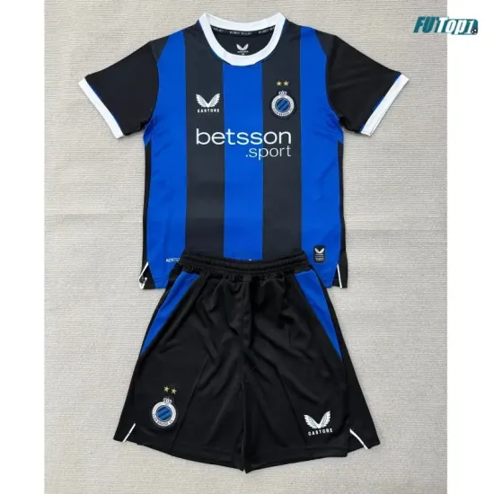 Camiseta Brujas Alternativo 2026/2027 Azul/Negro Niño Kit